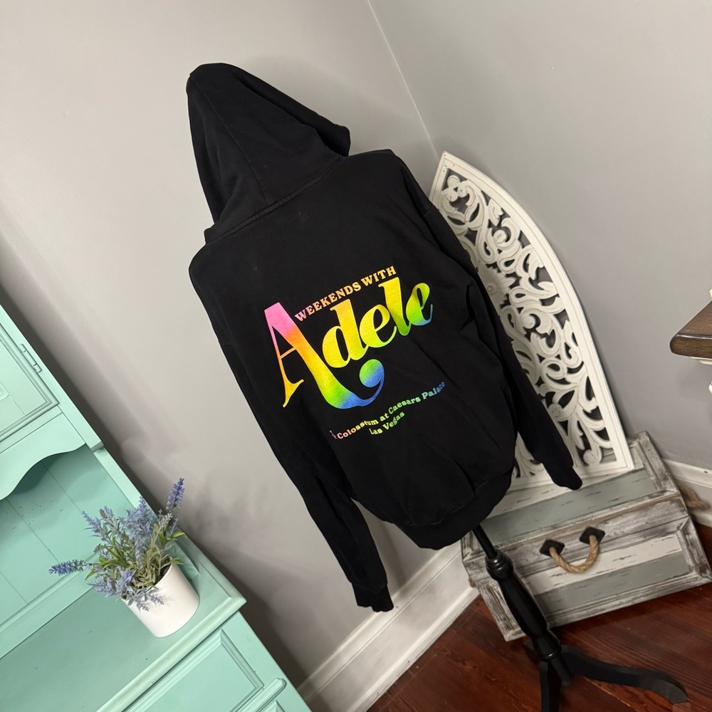 Weekends With Adele Official Merch Hoodie Caesar's Palace Las Vegas LGBTQ Pride - Picture 8 of 13